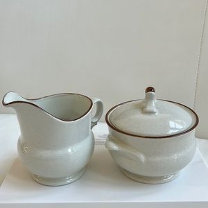 Hearthside Stoneware Sugar & Cream Set